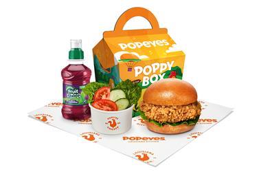 Popeyes Chicken Sandwich Poppy Meal