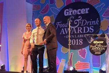 Adam Leyland and Stacey Solomon present the 2018 Grocer own label awards