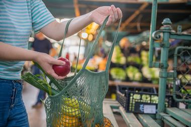 eco sustainable sustainability bag reuse reusable shopping veg market fruit