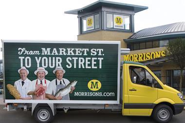 Morrisons home delivery van