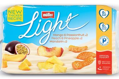 Müllerlight 6 Pack MangoPassionfruit, PeachPineapple & Mandarin