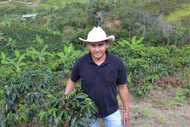 Columbia coffee farmer