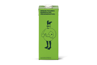 Carton of Minor Figures Regenerative oat milk