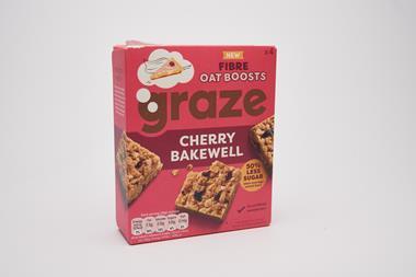 Graze Cherry Bakewell Oat Boosts