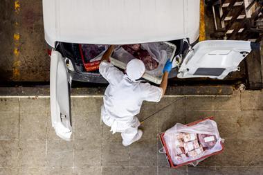 meat export van supply chain lorry