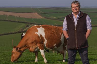 Waitrose farm Andrew Booth with cows - credit Mark Mackenzie 2