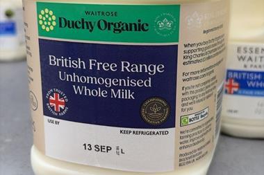 Waitrose Duchy Organic British Free Range Unhomogenised Whole Milk