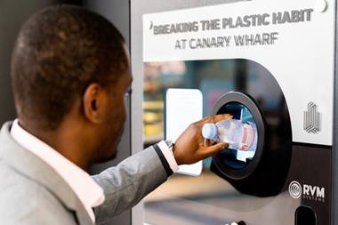canary wharf plastic project