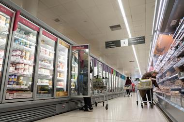 waitrose freezer frozen aisle store shopper