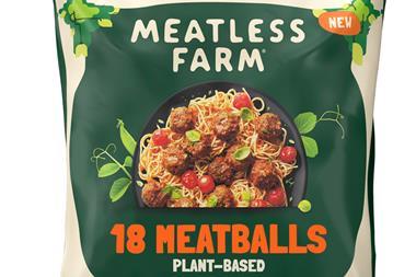 Meatless Farm frozen meatballs
