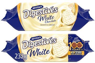 White chocolate Digestives