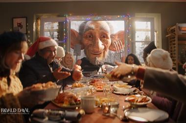 Sainsbury's advert BFG at Christmas dinner