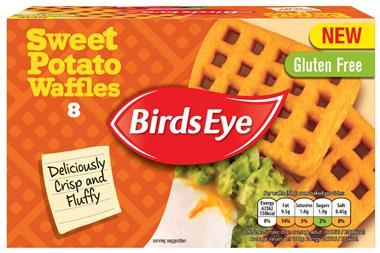 Birds Eye 8 Sweet Potato Waffles 464g 5000116124275