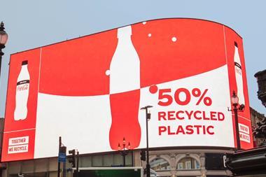 Coca-Cola RPET billboard