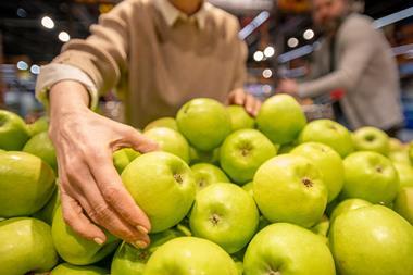 Shopper apple fruit loose