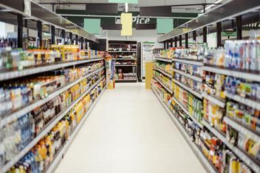 supermarket aisle