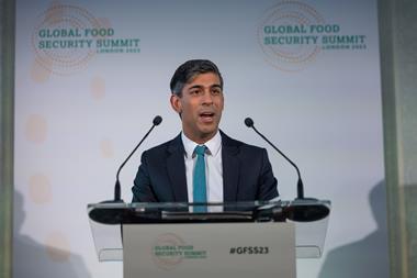 rishi sunak Global Food Security Summit - source Simon Walker  No 10 Downing Street