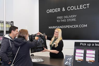 m&s click and collect