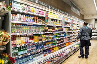 coop soft drinks aisle