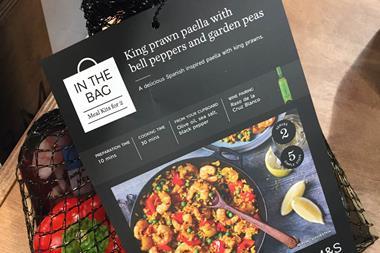 m&s in the bag meal kit