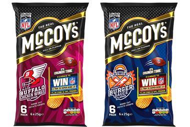 McCoy's NFL crisps