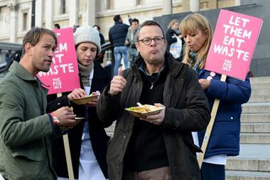 The Pig Idea feast in Trafalgar Square