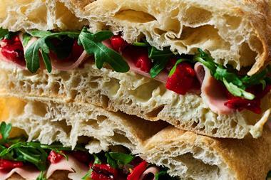 Co-op Irresistible Italian Mortadella & Mascarpone Focaccia Flame Roast Peppers