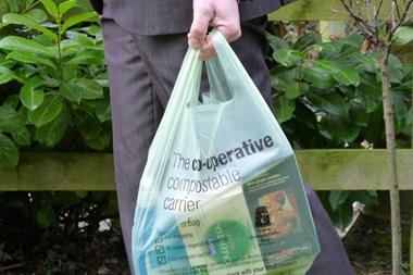 Co-op compostable carrier bag