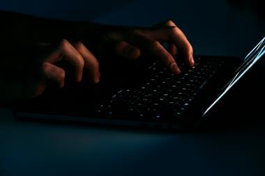 dark typing unsplash