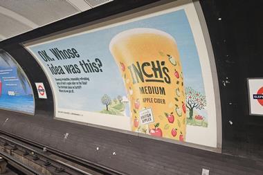 Inches cider alcohol ad