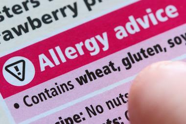 allergy label
