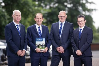 Pictured L-R, Group Vice-Chair, David Rea, Group Chief Executive, Nick Whelan, Chair, Fred Allen and Group Chief Financial Offic