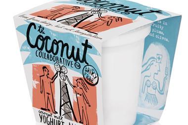 Dairy-free yoghurt coconut
