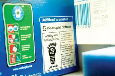 Carbon Trust footprint label