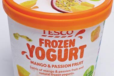 mango and passionfruit froyo