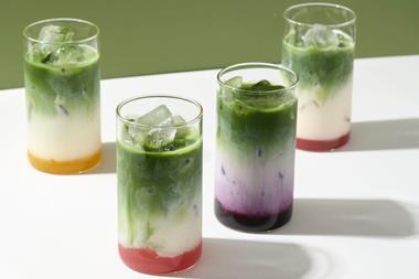 MATCHADO Fruit Matcha Lattes - choose from Mango, Strawberry, Peach, Blueberry flavours (1)