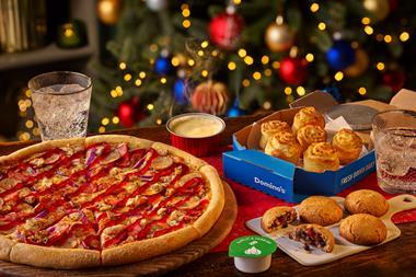 Domino's festive menu