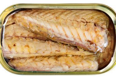 Fillets of mackerel in oil
