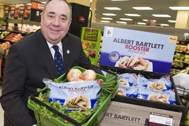Alex Salmond for Albert Bartlett Rooster potatoes