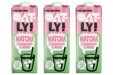 oatly Strawberry Matcha Latte