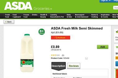 milk asda price drop