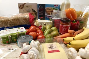 Bundle - M&S Kids' £20 breakfast and lunch meal planner ingredients