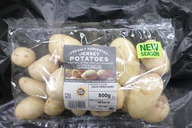 Jersey Royal potatoes