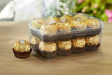 Ferrero Rocher eco-designed boxes