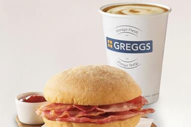 Greggs breakfast cup