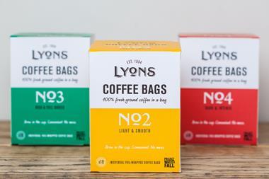 lyons redesign coffee bags
