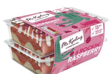 Mr Kipling reduced sugar fruit slices - Rockin' Raspberry