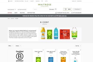 Waitrose B Corp - WEB