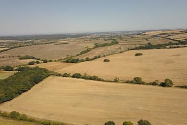 hot dry fields getty