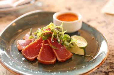 tuna steak dish fish